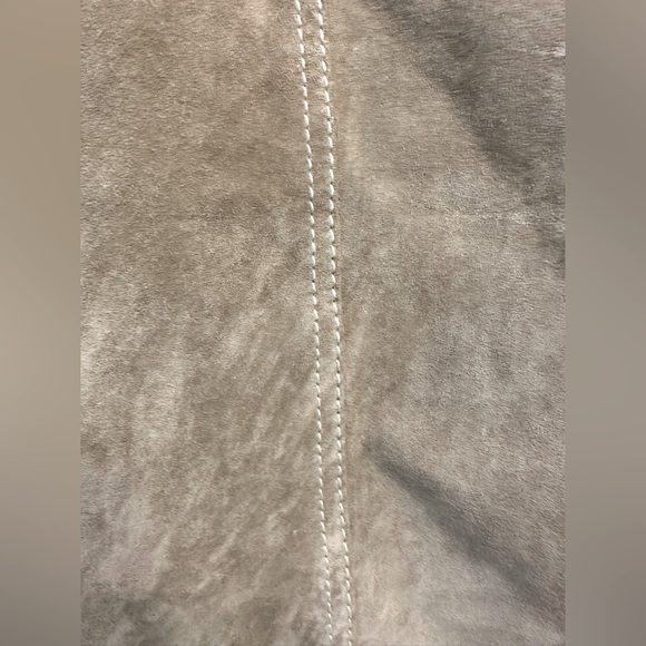 Michael Kors Beige Suede Moto Jacket Women's
Size Medium Biker Jacket - Picture 8 of 8